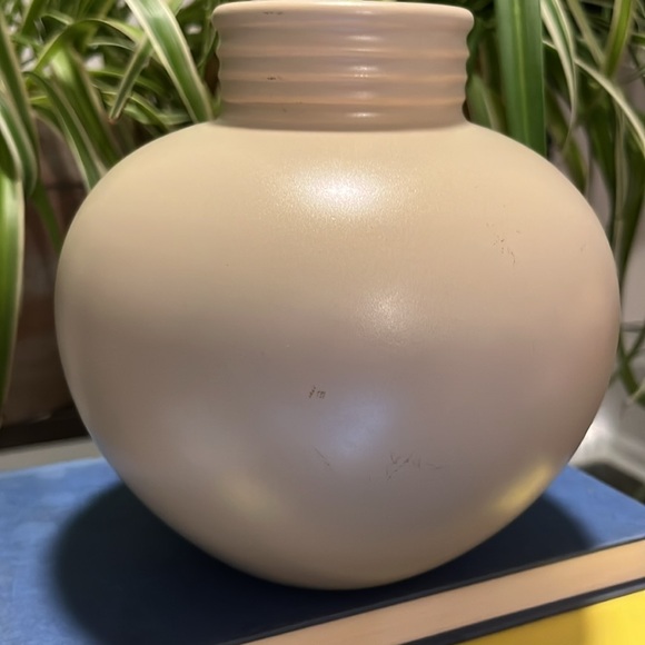 Haeger Pottery Vase 1993 Pottery Cream Organic Modern Retro Boho MCM Vintage - Picture 4 of 8